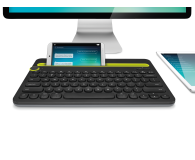 Logitech K480 czarno-żółta - 292544 - zdjęcie 2